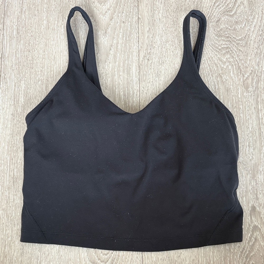 lululemon athletica Black Crop Top